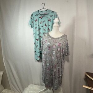 Secret Treasures‎ & JoySpun Women's Nightgown Set S/M Sleepwear Pajamas